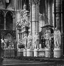 Statesman's Corner, Westminster Abbey, London, early 20th century. Artist: Unknown