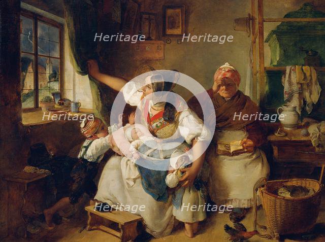 The storm, 1837. Creator: Fendi, Peter (1796-1842).