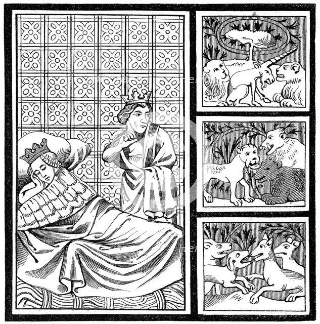 Dream of Childéric, 1849. Artist: Unknown