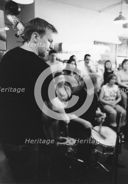Geoff Gascoyne, Foyles Bookstore, London, 2003. Creator: Brian Foskett.