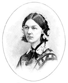 Florence Nightingale (1820-1910), British nurse. Artist: Unknown