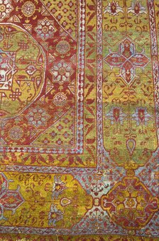 Carpet, Egypt, Mamluk period (1250-1517), early 16th century. Creator: Unknown.