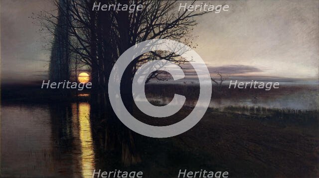 Moonrise, 1884. Creator: Stanislaw Maslowski.