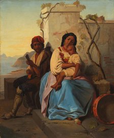 Italian Scene, not dated. Creator: Léopold Robert (Swiss, 1794-1835), imitator of.