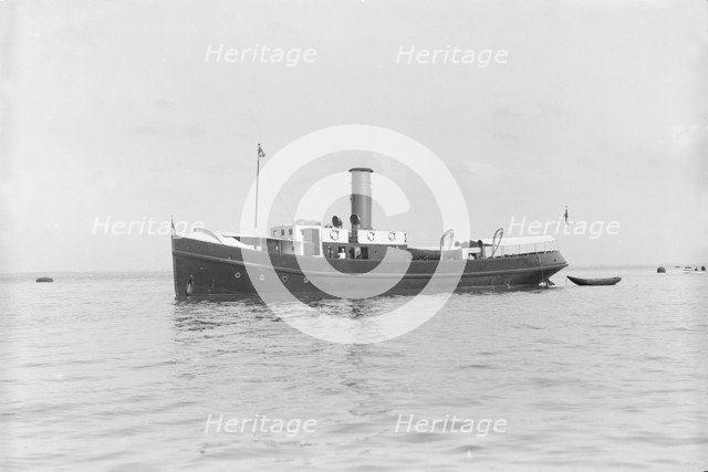 The steam yacht 'Porthos', 1912. Creator: Kirk & Sons of Cowes.