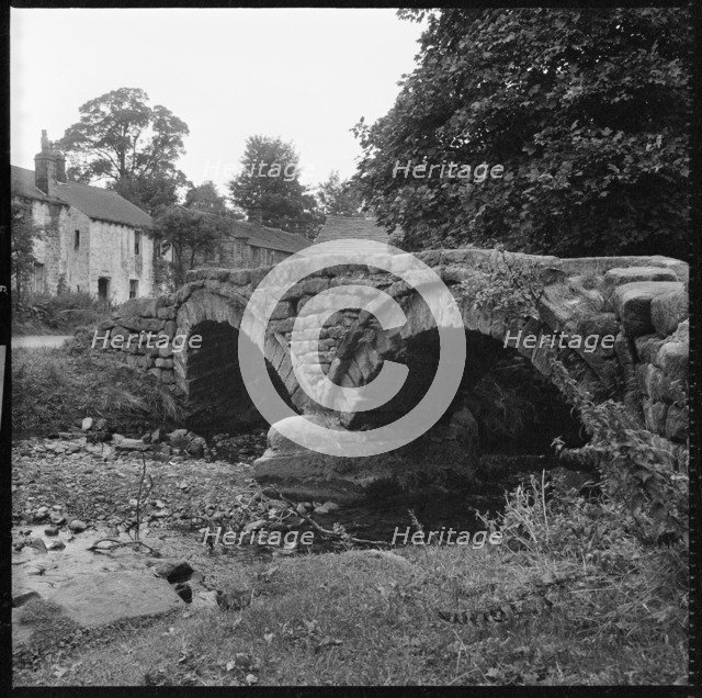 Packhorse Bridge, Wycoller, Trawden Forest, Pendle, Lancashire, 1966-1974. Creator: Eileen Deste.