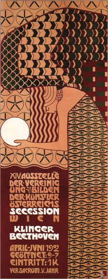 Poster for the Vienna Secession Exhibition, 1902. Artist: Moser, Koloman (1868-1918)