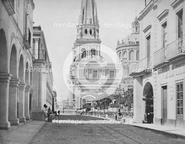 'The Cathedral at Guadalajara, Mexico', c1897. Creator: Unknown.