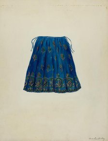 Skirt, c. 1940. Creator: Ann Gene Buckley.