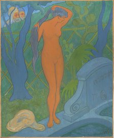 Susanna and the Elders, 1891. Creator: Ranson, Paul Elie (1864-1909).