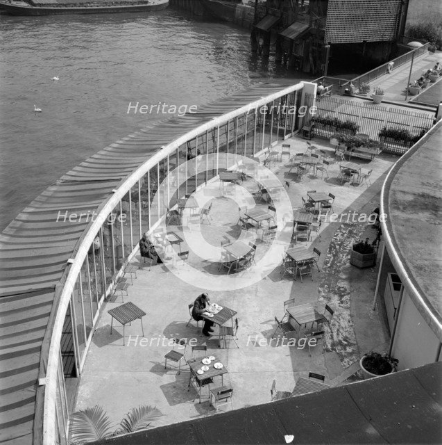Terrace of the Royal Festival Hall, Belvedere Road, South Bank, London, c1951-c1965. Artist: SW Rawlings