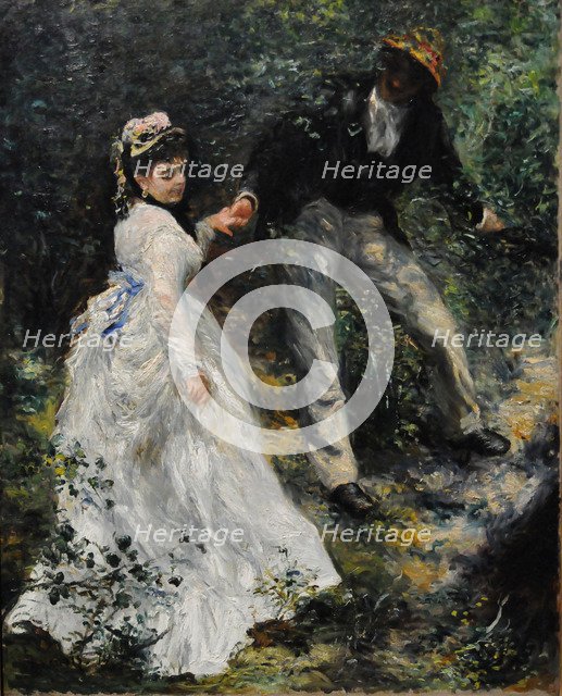 La Promenade, 1870. Artist: Renoir, Pierre Auguste (1841-1919)
