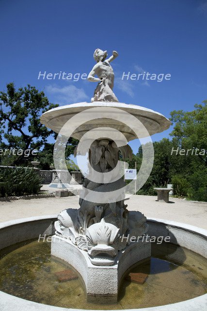 A fountain in Monserrate Park, Sintra, Portugal, 2009. Artist: Samuel Magal