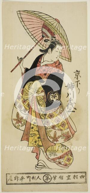 The Actor Anegawa Chiyosaburo from Kyoto, 1734. Creator: Nishimura Shigenobu.