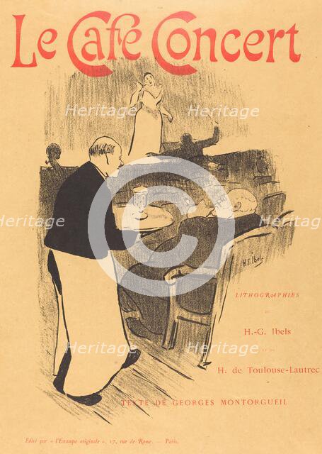 Le cafe concert: Illustrated Cover, 1893. Creator: Henri-Gabriel Ibels.