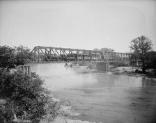 Bridge at Santa Rosa, between 1880 and 1897. Creator: William H. Jackson.