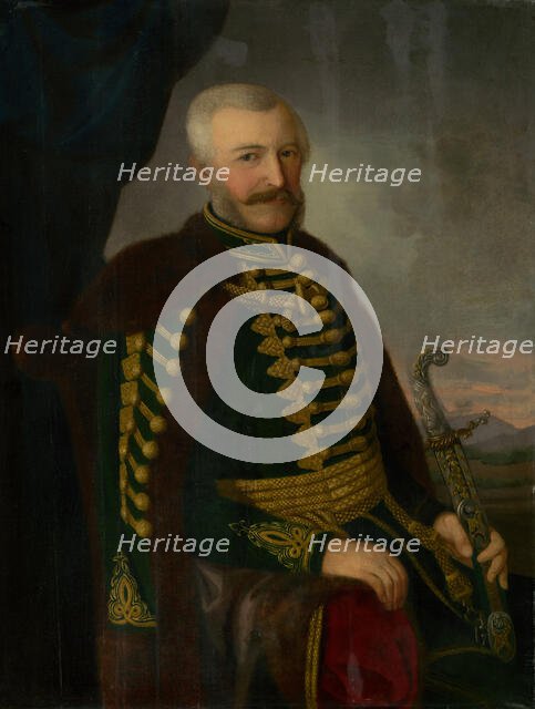 Portrait of J. Szmrecsányi, c1844. Creator: Jozef Bozetech Klemens.