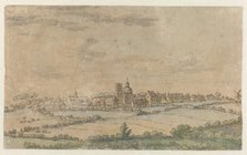 View of Scherpenheuvel, Flemish Brabant, c.1674. Creator: Josua de Grave.