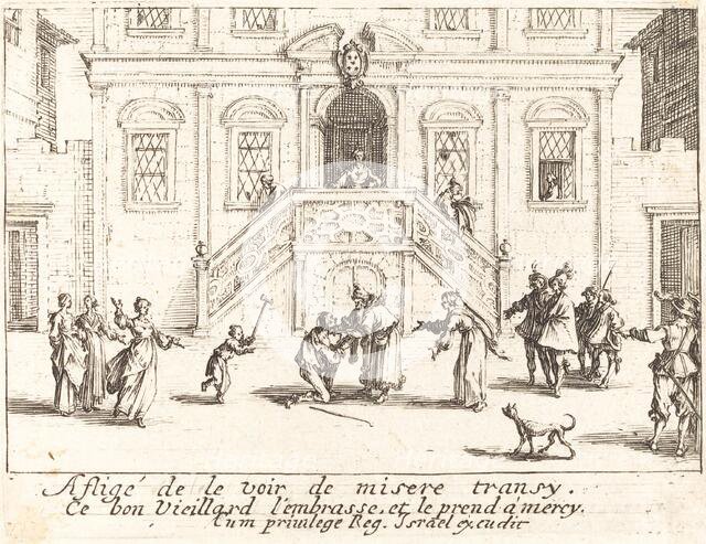 Return of the Prodigal Son, 1635. Creator: Jacques Callot.