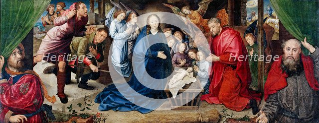 The Adoration of the Shepherds, c. 1480. Artist: Goes, Hugo, van der (1435-1482)