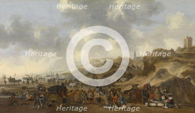 The Dunes at Scheveningen, 1653. Creator: Hendrick de Meijer.