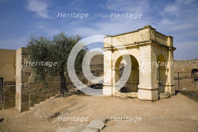 A bower in the Arab fortress (alcazaba) at Merida, Spain, 2007. Artist: Samuel Magal