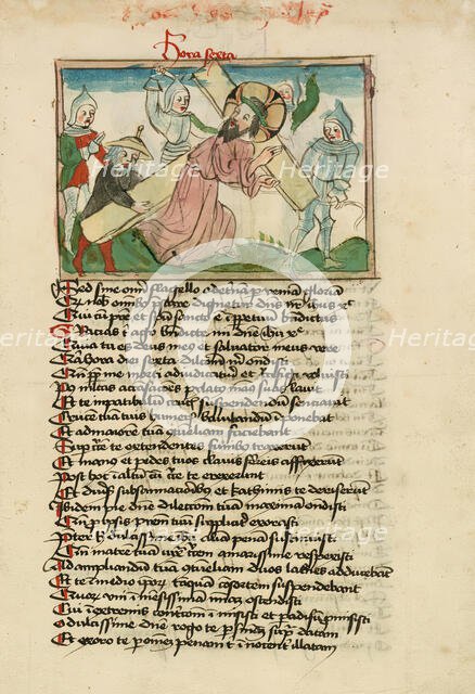 Christ carrying the cross, 1475.  Creator: Unknown.