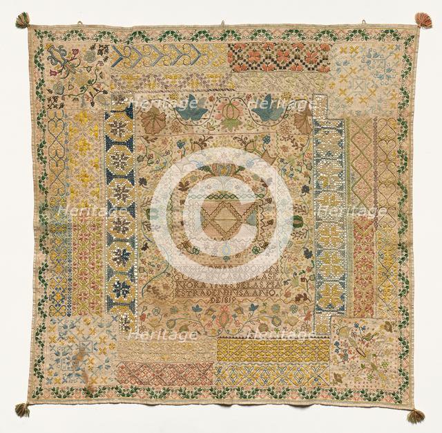 Sampler, 1819. Creator: Unknown.