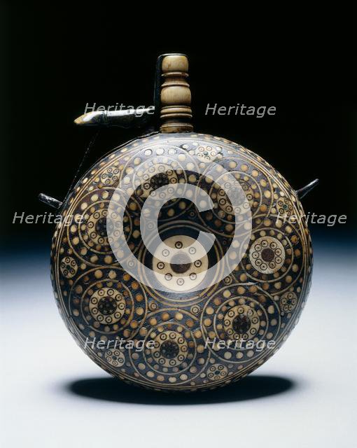 Powder Flask, c. 1620-1650. Creator: Unknown.