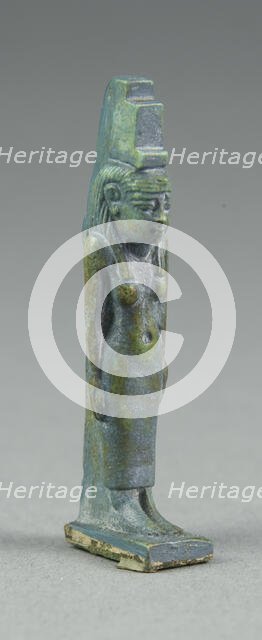 Amulet of the Goddess Isis, Egypt, Third Intermediate Period, Dynasty 21-25 (1070-656 BCE). Creator: Unknown.