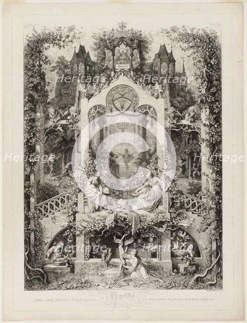 Cinderella, 1848. Creator: Eugen Napoleon Neureuther.