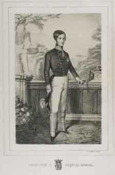 Francis V, (1819-1875), Duke of Modena and Reggio, (1846-1859), 1852.  Creator: Adolfo Martinez.