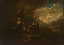 Melchizedek and Abraham, 2nd half of 17th century. Creator: Unknown.