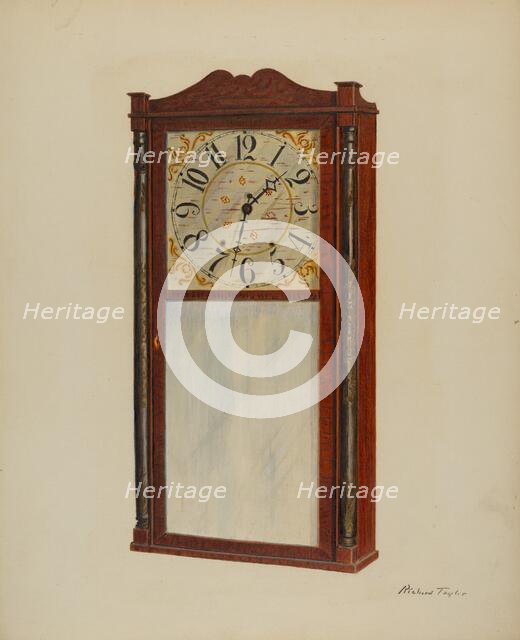Mantle Clock, c. 1938. Creator: Richard Taylor.
