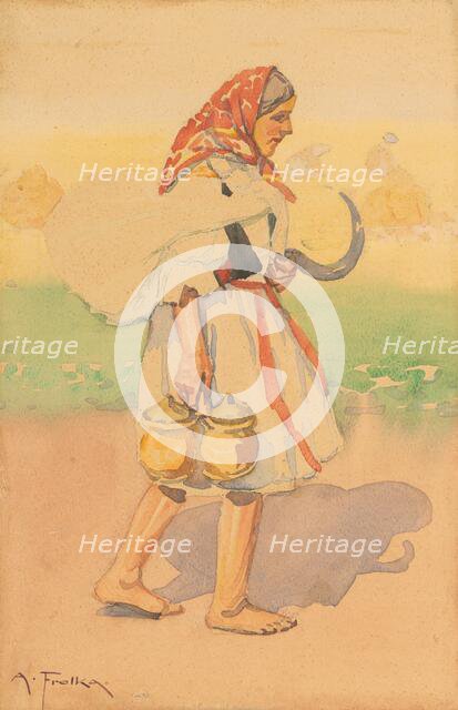 Harvester, 1900-1920. Creator: Anton Frolka.
