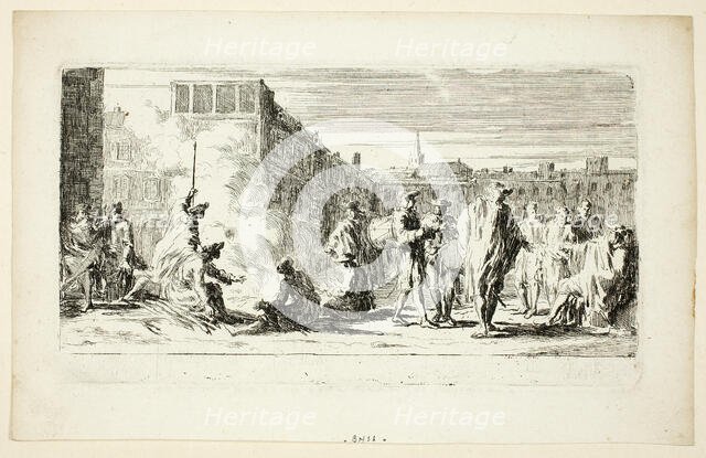 The Encampment, c. 1675. Creator: Joseph Francois Parrocel.