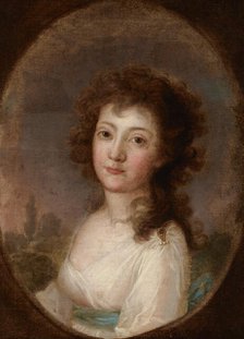 Portrait of an Unknown Woman, c1800. Creator: Jozef Rejchan.