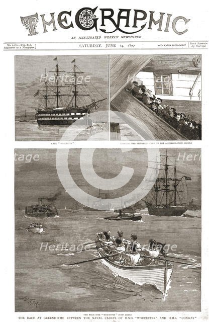 ''The Graphic, Front Cover Saturday June 14, 1890', 1890. Creator: Unknown.