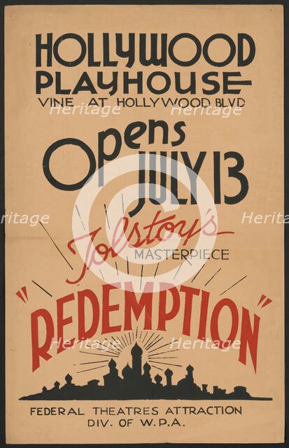 Redemption, Los Angeles, [193-]. Creator: Unknown.