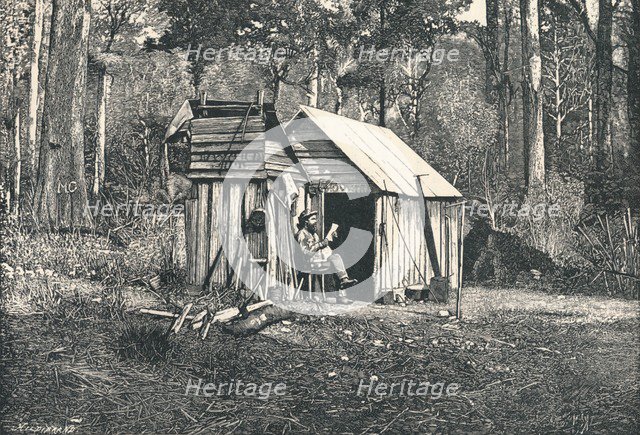 Encampment of Australian Squatters, 1896. Artist: Unknown