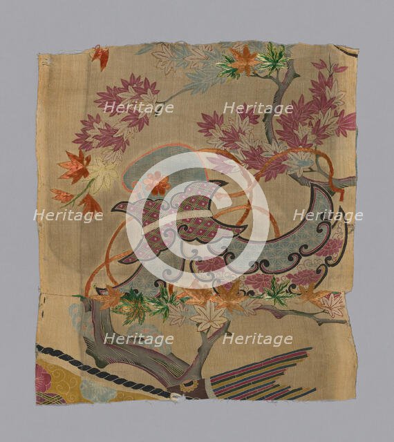 Fragment, Japan, Edo period (1615-1868), 1701/50. Creator: Unknown.