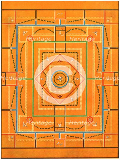 Ceiling decoration, Pompeii, Italy, (1928).  Creator: Unknown.