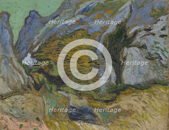 Ravine with a Small Stream, 1889. Creator: Gogh, Vincent, van (1853-1890).