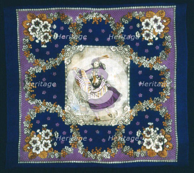 Handkerchief, United States, 1875/1900. Creator: Unknown.