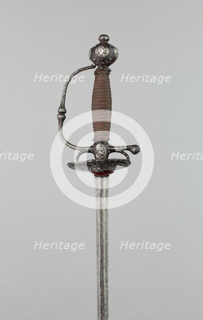 Transitional Rapier, Europe, northern, c. 1660. Creator: Unknown.