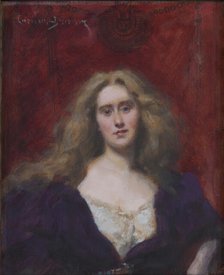 Natalie Barney, ca. 1900. Creator: Charles Emile Auguste Carolus-Duran.