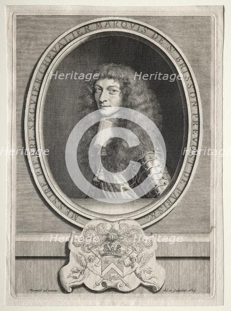 Pierre Seguier Chevalier, Marquis de St. Brisson. Creator: Robert Nanteuil (French, 1623-1678).