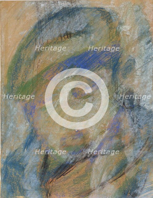 Portrait of a Man, 1912. Creator: Valle Rosenberg.