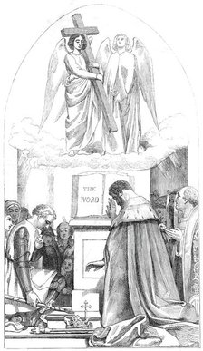 Cartoon (35) Religion - by J.C. Horsley...from the exhibition in Westminster Hall, 1845.  Creator: Unknown.