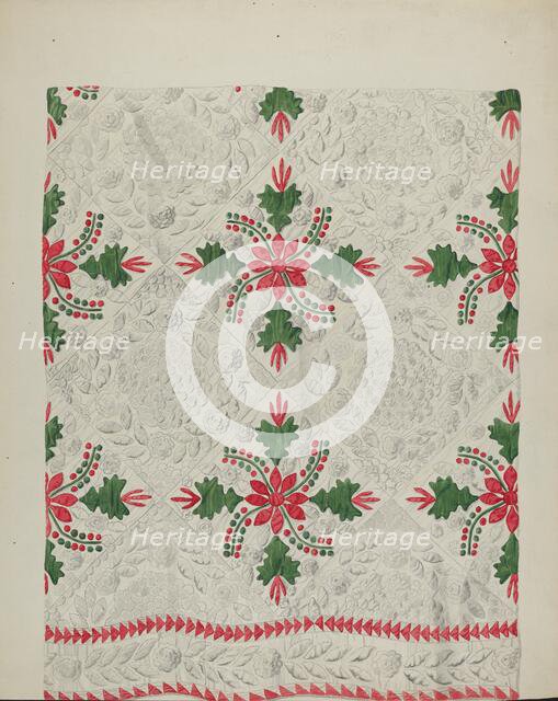 Quilt, c. 1937. Creator: James Vail.